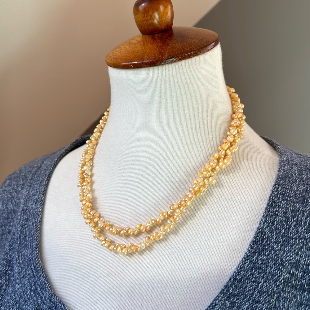 Golden Pikake Shell Collar Necklace